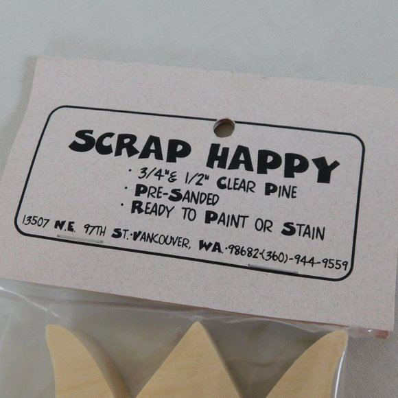 Tulip Flower Ready to Paint Stain DIY Craft Crafting Project Kit Scrap Happy New - Picture 4 of 6